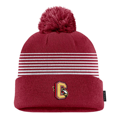 NIKE PEAK STRIPED BEANIE/POM