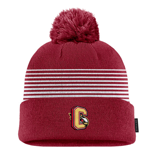 NIKE PEAK STRIPED BEANIE/POM