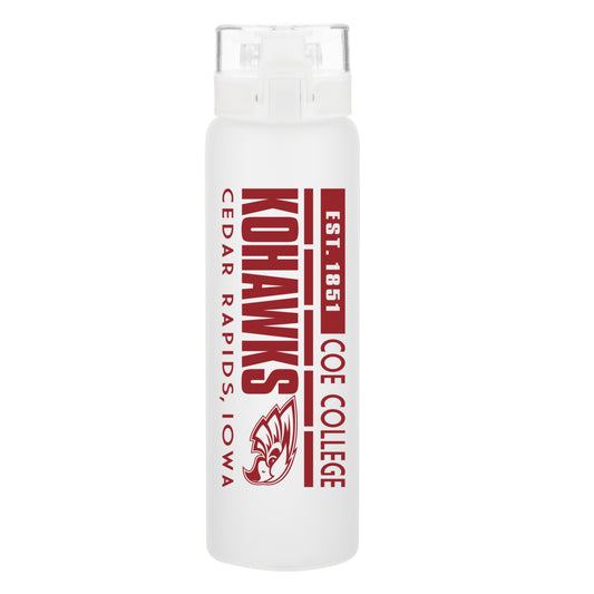 GREENWICH GLASS WATER BOTTLE